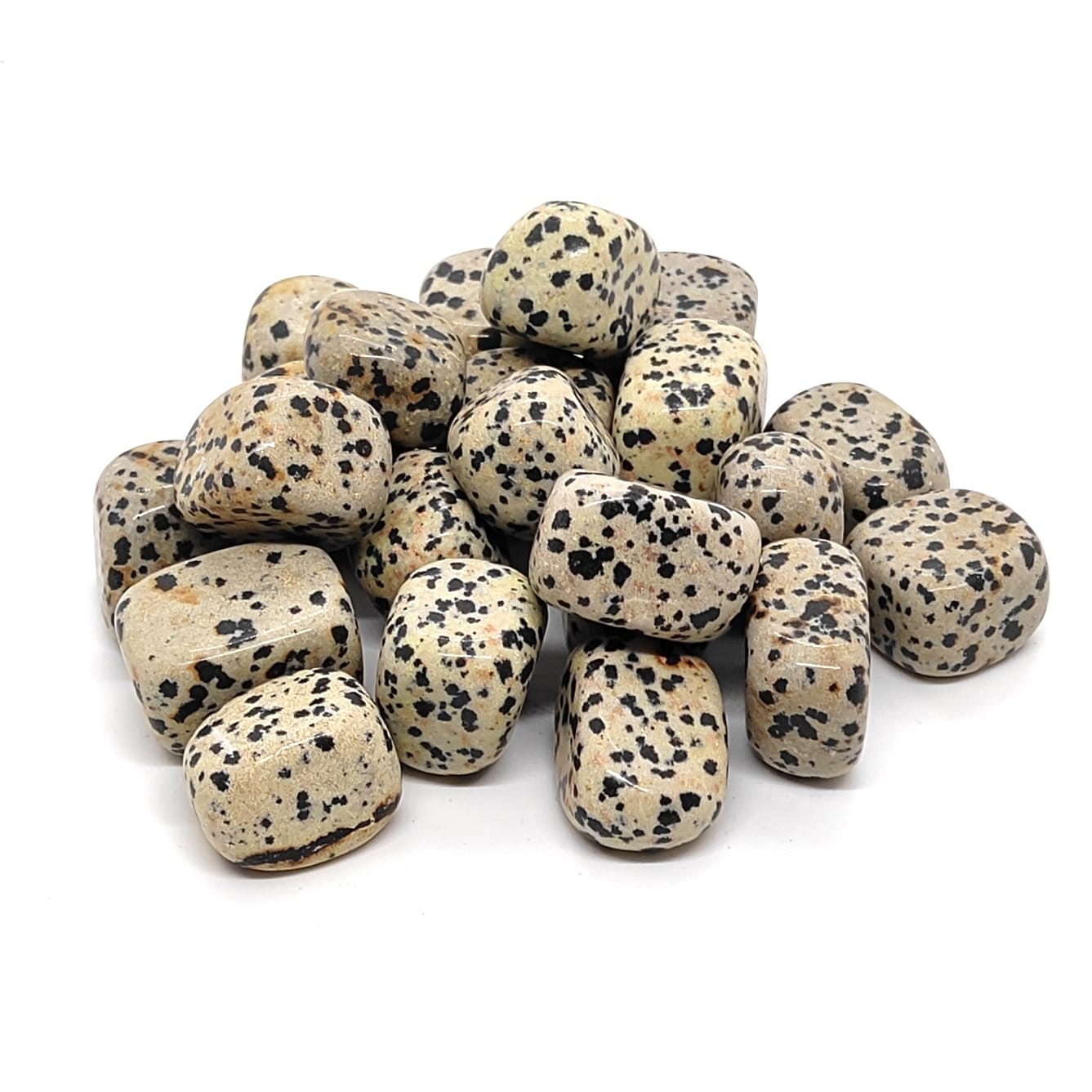 Dalmatian Jasper Tumble Stone Natural With High Quality